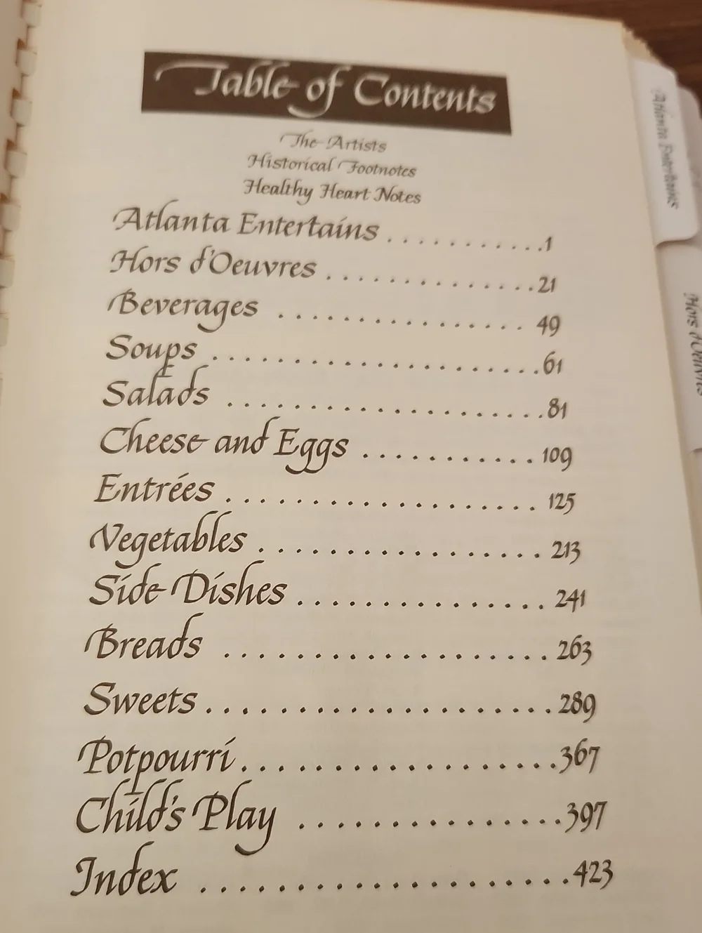 1993 Atlanta Cooknotes Junior League Vintage Southern Cookbook Georgia